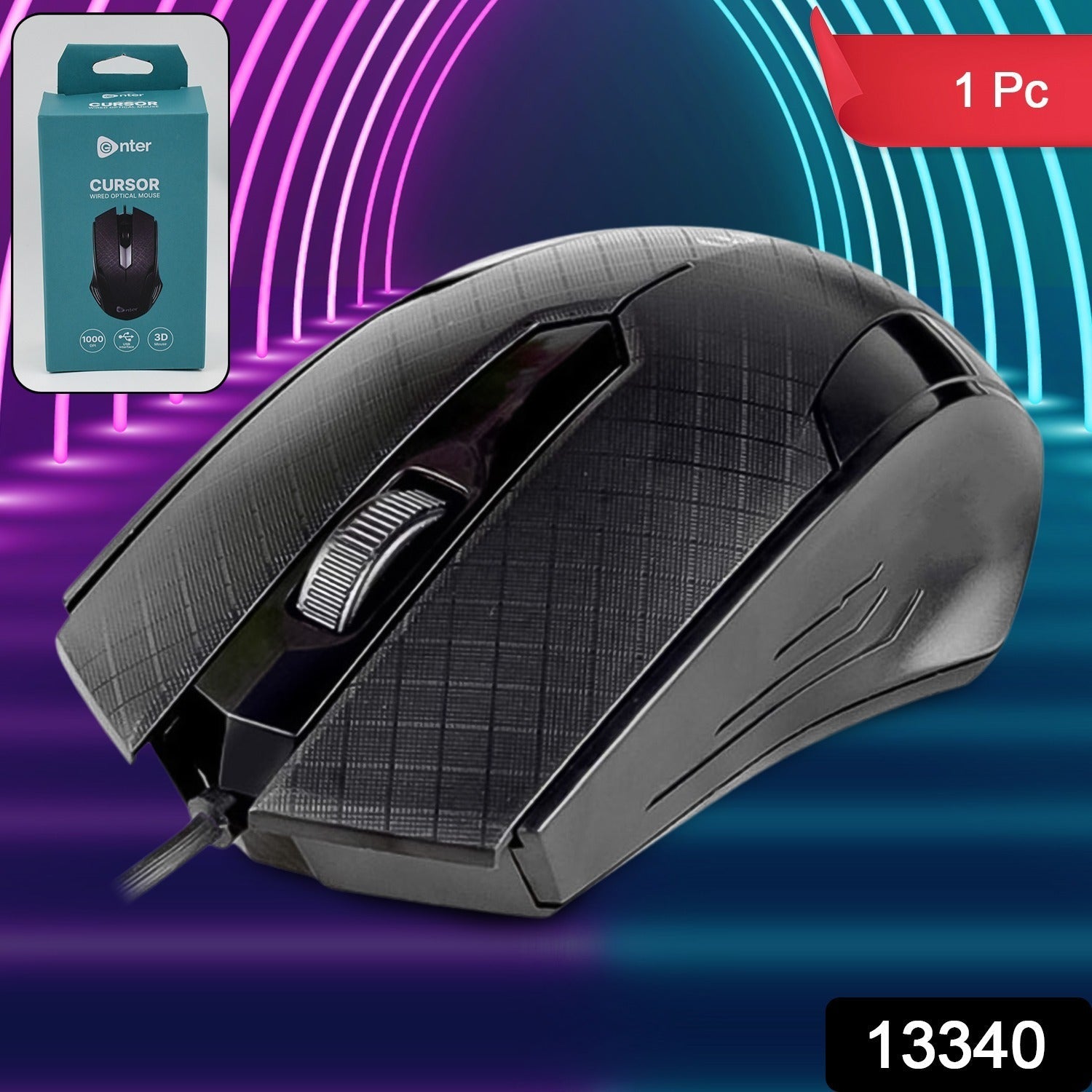 Computer / Laptop Wired Optical Mouse (1 Pc) Computer / Laptop Wired Optical Mouse (1 Pc)